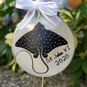 Spotted Eagle Ray Ornament