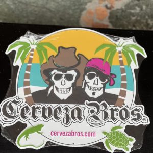 Cerveza Bros Beach Metal Art