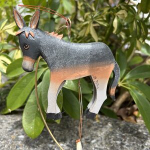 Donkey Wood Ornament